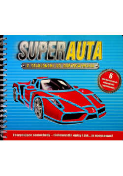 Super auta z szablonami do obrysowania