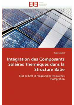 Intégration des composants solaires thermiques dans la structure bâtie