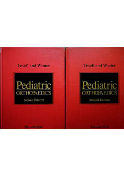 Pediatric orthopaedics Tom 1 i 2