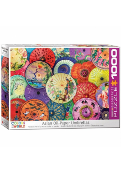 Puzzle 1000 Kolory Świata Azjatyckie parasolki