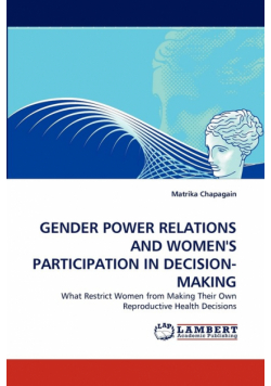 Gender Power Relations And Women's Participation In Decision-Making