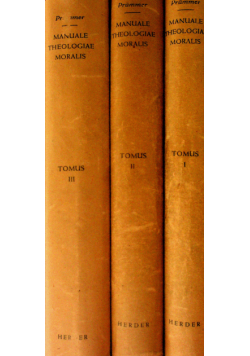 Manuale theologiae moralis tom 1 do 3