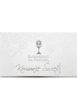 Zaproszenie Komunia ZP-12 (10szt.)