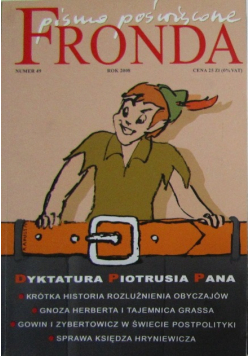 Pismo poświęcone Fronda Nr 49/08