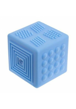 Kostka sensoryczna niebieska 8,5cm