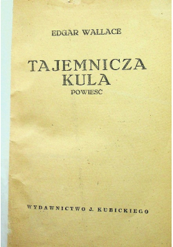 Tajemnicza kula 1929 r.