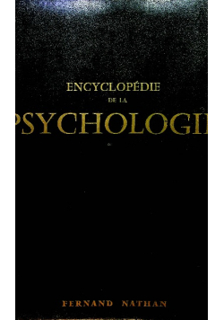 Encyclopedie de la psychologie