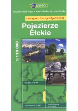 Mapa Turystyczna DAUNPOL Pojezierze Ełckie br