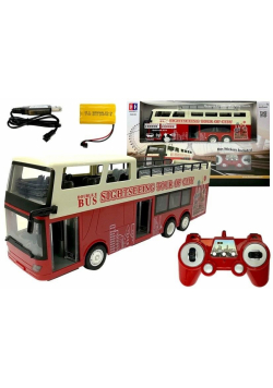 Autobus piętrowy zdalnie sterowany 1:18
