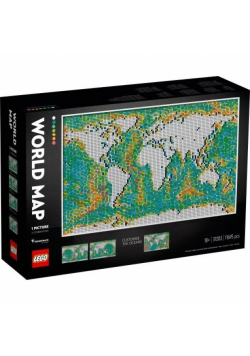 Lego ART 31203 Mapa świata