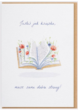 Kartka Jesteś jak książka
