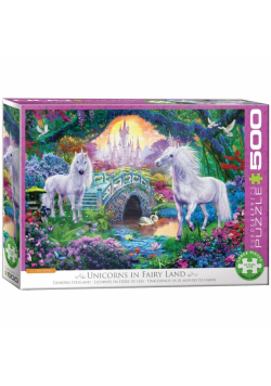 Puzzle 500 Magiczne jednorożce XXL