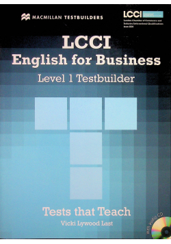 LCCI English for Business level 1 testbuilder z CD