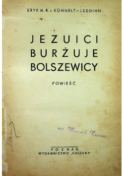 Jezuici Burżuje Bolszewicy  1937r.