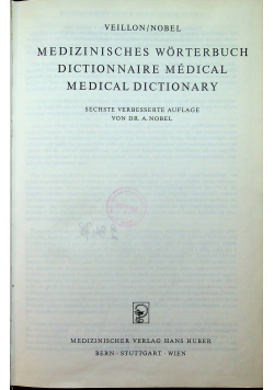 Medizinisches Worterbuch
