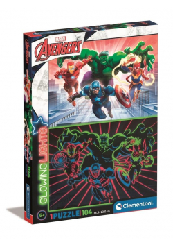 Puzzle 104 Glowing Avengers
