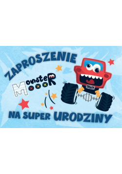 Zaproszenie Urodziny ZA-88 (10szt.)
