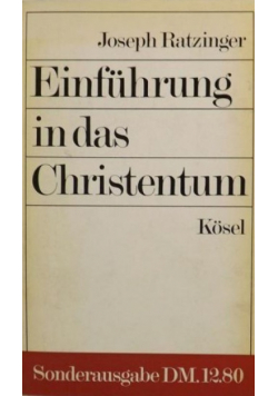 Einfuhrung in das Christentum