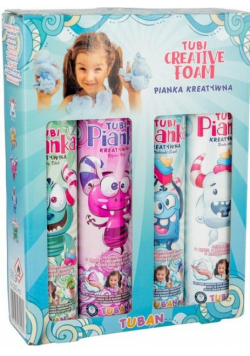 Zestaw Tubi Pianka 200ml 4szt mix TUBAN