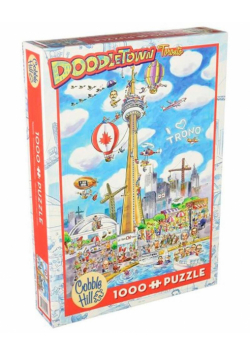 Puzzle 1000 Doodle Town - Kanada, Toronto