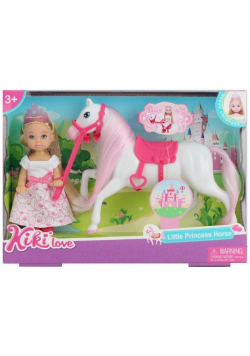 Lalka księżniczka z koniem
