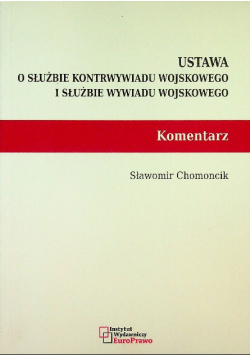 Ustawa o służbie kontrwywiadu wojskowego i służbie wywiadu wojskowego