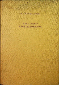 Azeotropia i poliazeotropia