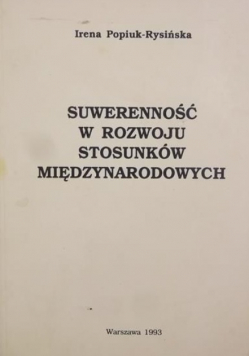 Suwerenność w rozwoju stosunków międzynarodowych