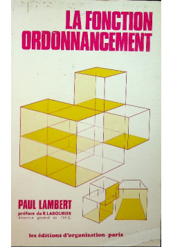 La fonction ordonnancement