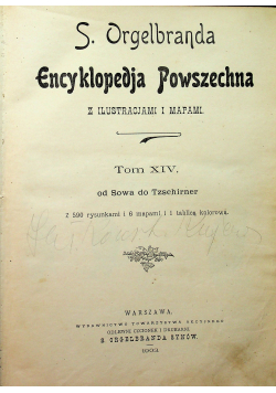 Encyklopedja Powszechna Tom XIV 1903 r.