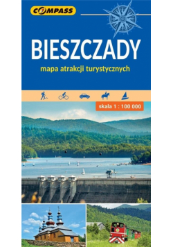 Mapa atrakcji tur. - Bieszczady 1:100 000 w.2022