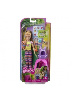 Barbie Kemping lalka + zwierzątko HDF70