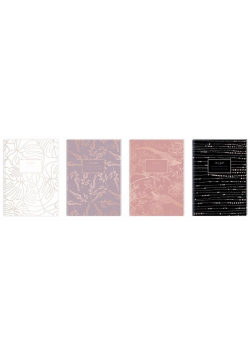 Brulion A6/96K kratka Metallic Rose Gold (10szt)