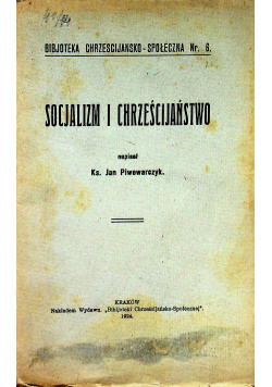 Socjalizm i chrześcijaństwo 19244