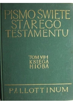 Pismo Święte Starego Testamentu Tom VII - 1