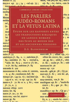 Les Parlers Jude O-Romans Et La Vetus Latina