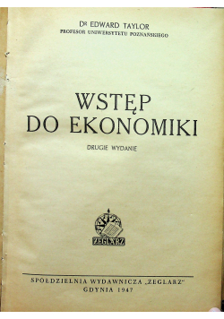 Wstęp do ekonomii 1947r