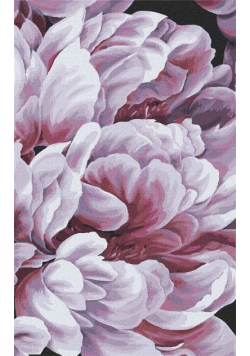 Malowanie po numerach - Magia peoni 1 25x40cm