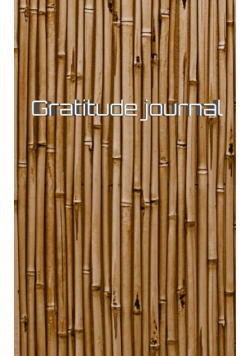 faux Bamboo gratitude  creatve Journal
