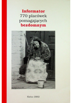 Informator 770 placówek pomagających bezdomnym