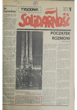 Tygodnik Solidarność 1 do 37 1981