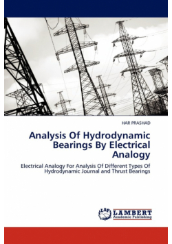 Analysis Of Hydrodynamic Bearings By Electrical Analogy