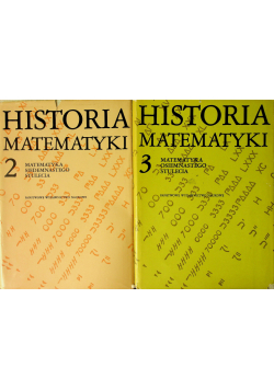 Historia matematyki Tom 2 i 3