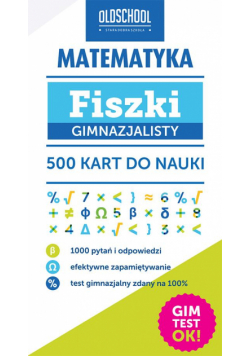 Matematyka Fiszki gimnazjalisty
