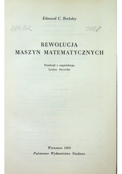Rewolucja maszyn matematycznych