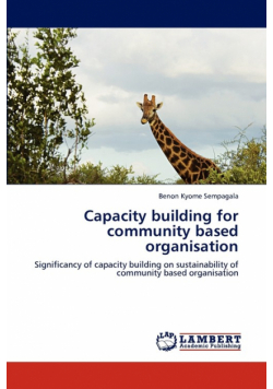 Capacity building for community based organisation
