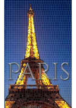 Paris eiffel tower Mosaic  creative blank journal sir Michael Huhn designer edition