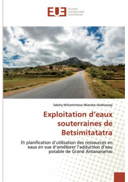 Exploitation d'eaux souterraines de Betsimitatatra