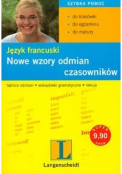 Nowe wzory odmian czasowników Język francuski