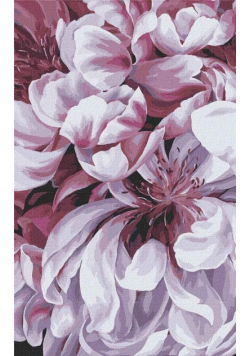 Malowanie po numerach - Magia peoni 4 25x40cm